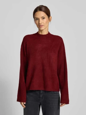 Sweter z dzianiny ze stójką i obniżonymi ramionami Jake*s Casual