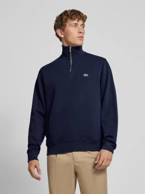 Sweter z dzianiny ze stójką Lacoste