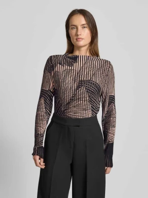 Sweter z dzianiny ze stójką Marc Cain