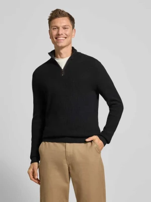 Bluza z kołnierzem o kroju slim z czystej bawełny MCNEAL