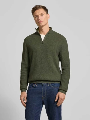 Bluza z kołnierzem o kroju slim z czystej bawełny MCNEAL