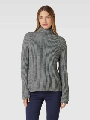 Sweter z dzianiny ze stójką model ‘ARWEN’ drykorn