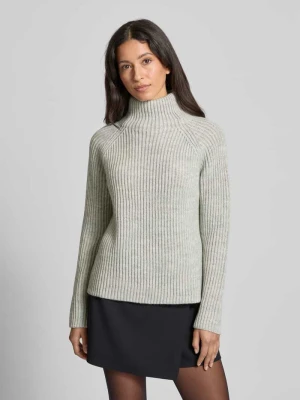 Sweter z dzianiny ze stójką model ‘ARWEN’ drykorn