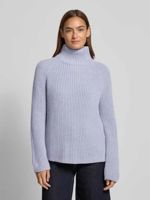 Sweter z dzianiny ze stójką model ‘ARWEN’ drykorn