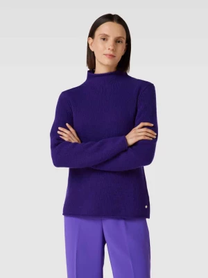 Sweter z dzianiny ze stójką model ‘Basic’ FYNCH-HATTON