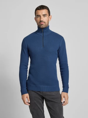 Sweter z dzianiny ze stójką model ‘BLUCHRISTER’ Jack & Jones Premium