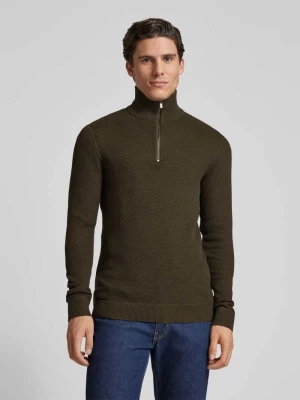 Zdjęcie produktu Sweter z dzianiny ze stójką model ‘BLUCHRISTER’ Jack & Jones Premium