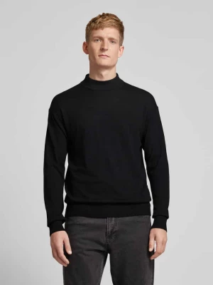 Sweter z dzianiny ze stójką model ‘CORE’ Scotch & Soda