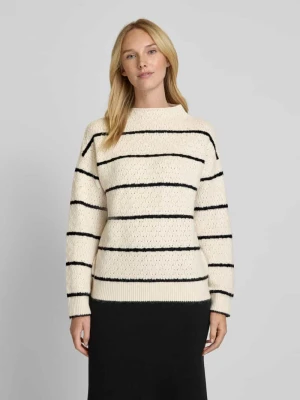 Sweter z dzianiny ze stójką model ‘HARA’ FREE/QUENT