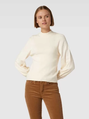 Sweter z dzianiny ze stójką model ‘HOLLYKARISPUFF’ Vero Moda