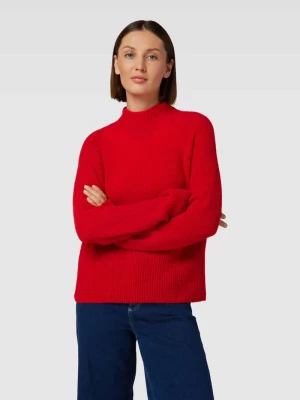 Sweter z dzianiny ze stójką model ‘IONYA’ drykorn