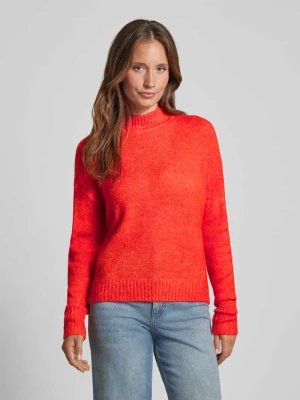 Sweter z dzianiny ze stójką model ‘Kamara’ Ichi