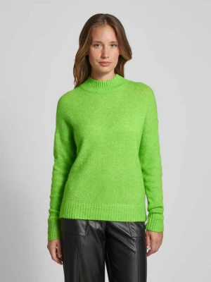 Sweter z dzianiny ze stójką model ‘Kamara’ Ichi