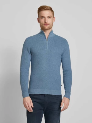 Sweter z dzianiny ze stójką model ‘lagoon’ Matinique