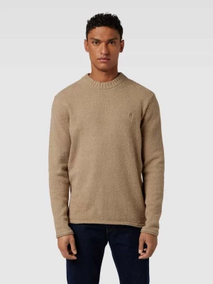 Sweter z dzianiny ze stójką model ‘LEANDO’ drykorn