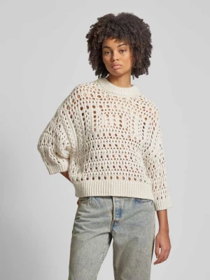 Sweter z dzianiny ze stójką model ‘MASHA’ Pieces
