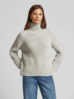 Sweter z dzianiny ze stójką model ‘SARWEN’ drykorn