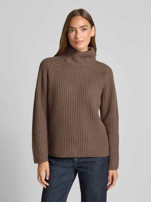 Sweter z dzianiny ze stójką model ‘Thyra’ MOS MOSH