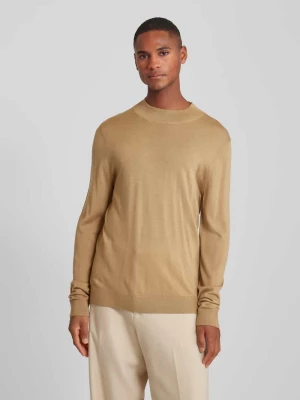 Sweter z dzianiny ze stójką model ‘TRAY’ Selected Homme