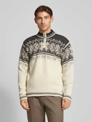 Sweter z dzianiny ze stójką model ‘Vail’ Dale of Norway