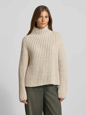 Sweter z dzianiny z mieszanki wełny model ‘VARISA’ drykorn