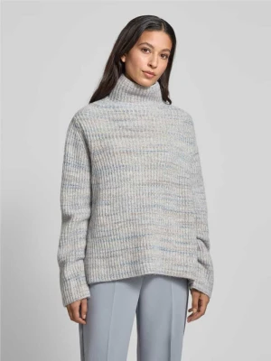 Sweter z dzianiny ze stójką model ‘VARISA’ drykorn