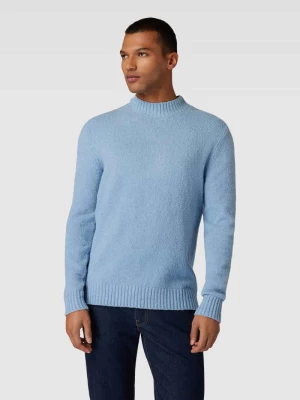 Sweter z dzianiny ze stójką model ‘ZAYYN’ drykorn