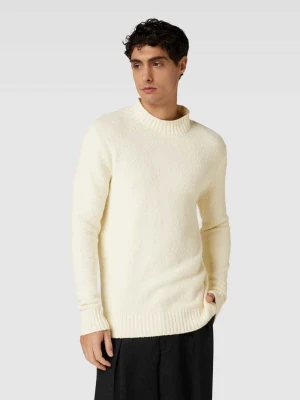 Sweter z dzianiny ze stójką model ‘ZAYYN’ drykorn