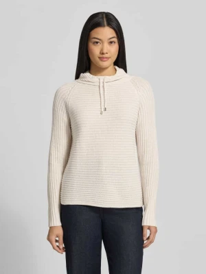 Sweter z dzianiny ze stójką monari