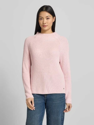 Sweter z dzianiny ze stójką monari