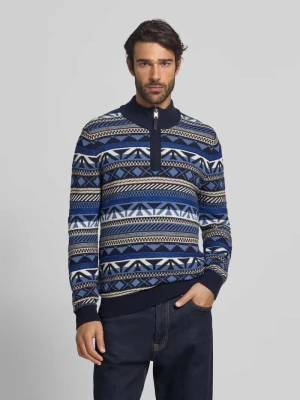 Sweter z dzianiny ze stójką OLYMP Level Five