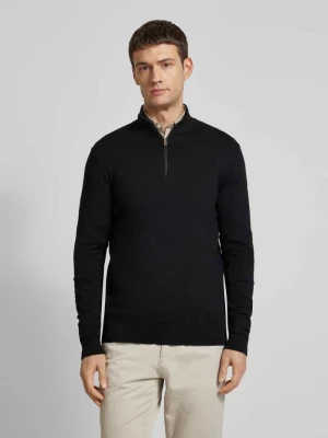 Troyer o kroju regular fit z krótkim zamkiem błyskawicznym Selected Homme