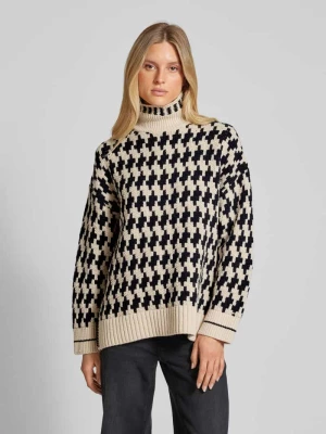 Sweter z dzianiny ze stójką Tommy Hilfiger