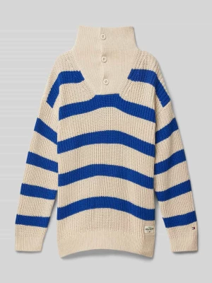 Sweter z dzianiny ze stójką Tommy Hilfiger Teens