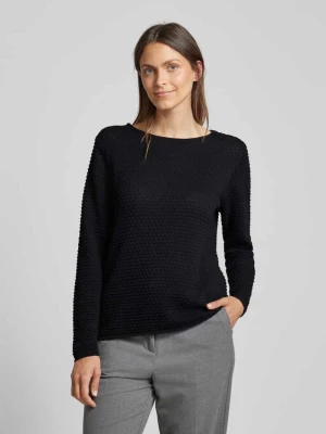Sweter z dzianiny ze strukturalnym wzorem model ‘Dodo’ FREE/QUENT