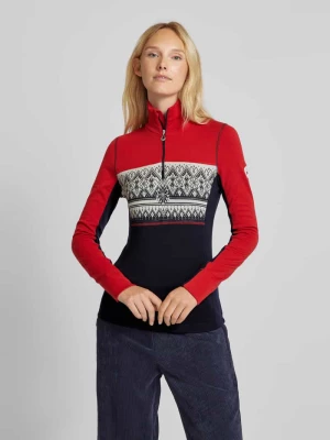 Sweter z dzianiny ze szwami inside out model ‘MORITZ’ Dale of Norway