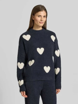 Sweter z dzianiny ze wzorem na całej powierzchni Jake*s Casual