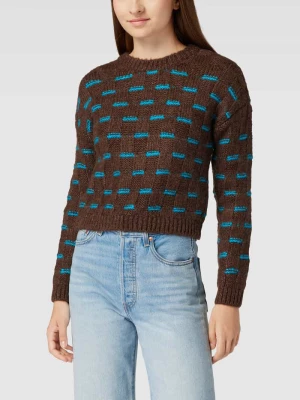Sweter z dzianiny ze wzorem na całej powierzchni ‘ONLRUBY’ Only
