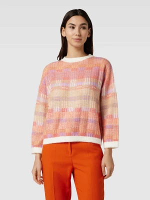 Sweter z dzianiny ze wzorem na całej powierzchni ‘Polira’ Opus