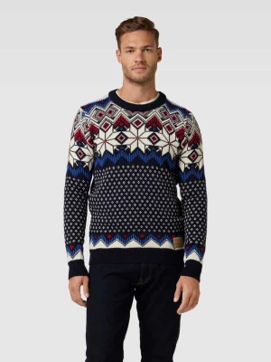 Sweter z dzianiny ze wzorem na całej powierzchni ‘VEGARD’ Dale of Norway