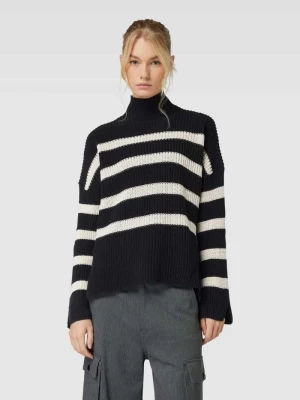 Sweter z dzianiny ze wzorem w paski model ‘BELLA’ Only