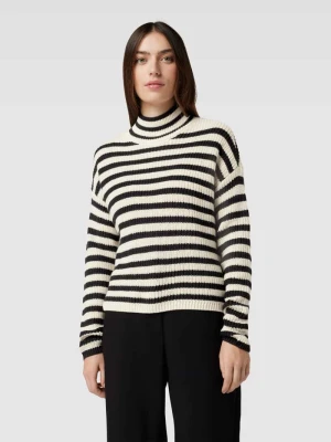 Sweter z dzianiny ze wzorem w paski model ‘FABULOUS’ Vero Moda