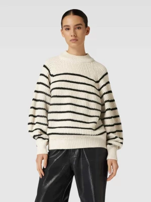 Sweter z dzianiny ze wzorem w paski model ‘MIBA’ Redefined Rebel