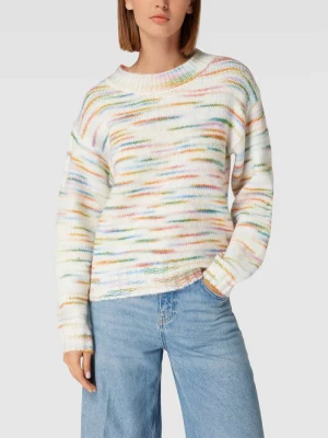 Sweter z dzianiny ze wzorem w paski model ‘Nunno’ Ichi