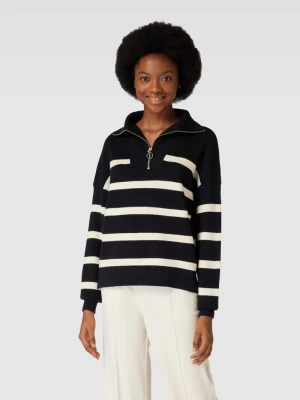 Sweter z dzianiny ze wzorem w paski model ‘SABA’ Vero Moda