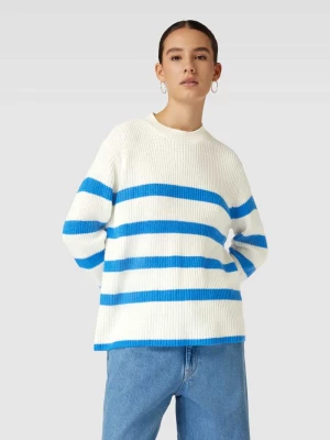 Sweter z dzianiny ze wzorem w paski model ‘SABINA’ Pieces