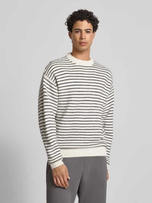 Sweter z dzianiny ze wzorem w paski model ‘SOHO OLLIE’ jack & jones