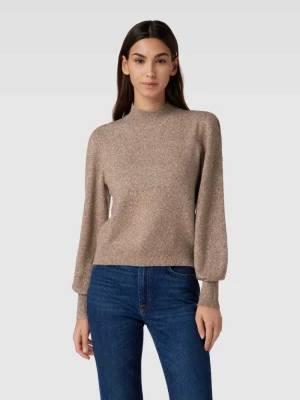 Sweter z efektem melanżu i bufiastymi rękawami model ‘DOFFY’ Vero Moda