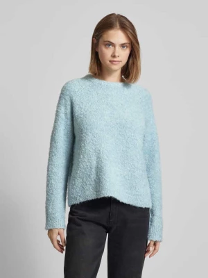 Sweter z flauszu z okrągłym dekoltem model ‘CIROLA’ Only