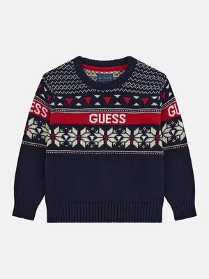 Sweter Z Geometrycznym Printem Guess Kids